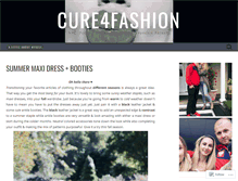 Tablet Screenshot of cure4fashion.com